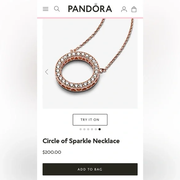 Circle of 2024 sparkle pandora